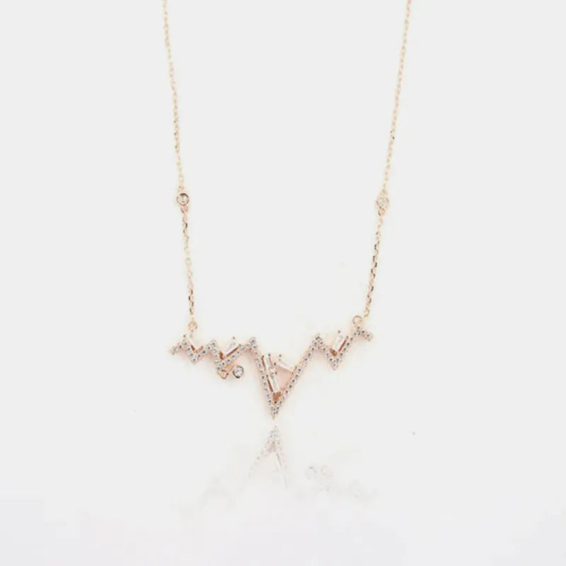 Collana in Argento 925 con pendente zirconato