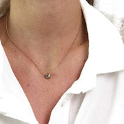 Collana in Argento 925 con cristallo centrale