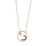 Collana in Argento 925  con pendente zirconato