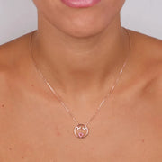 Collana in Argento 925 con pendente zirconato