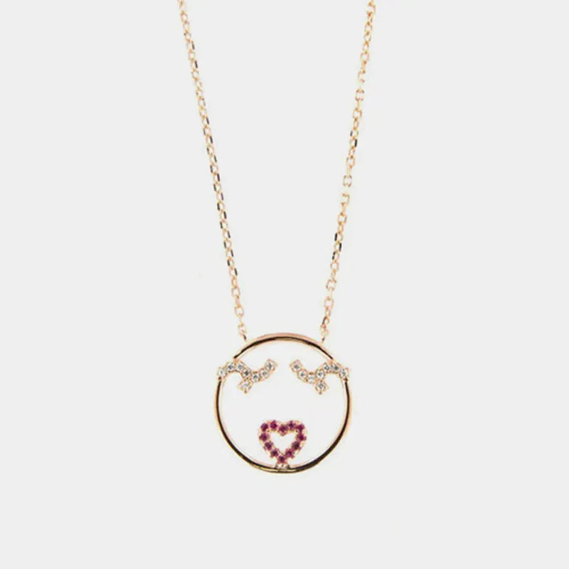 Collana in Argento 925 con pendente zirconato