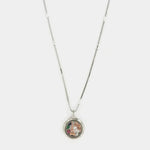 Collana in Argento 925 con pendete tour eiffel e zirconi multicolore