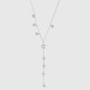 Collana in Argento 925   con stelle e zirconi