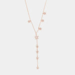Collana in Argento 925 con stelle pendenti impreziosite da zirconi bianchi BYSIMON - gioiello BySimon