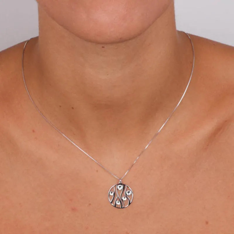 Collana in Argento 925 con cristalli - BYSIMON gioielli