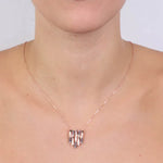 Collana in Argento 925 impreziosito da zirconi neri
