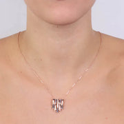 Collana in Argento 925 impreziosito da zirconi neri