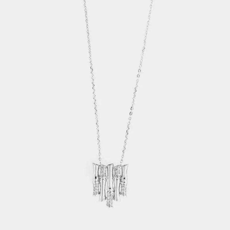 Collana in Argento 925 impreziosito da zirconi bianchi
