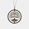 Collana in Argento 925 con albero della vita e cristalli
