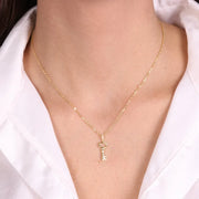Collana in Argento 925 con chiave pendente