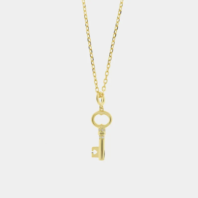 Collana in Argento 925 con chiave pendente