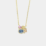 Collana in Argento 925 con zirconi colorati - BYSIMON gioielli