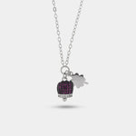 Collana in argento 925 campanella portafortuna | ciondolo per laurea argento | BYSIMON