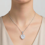 Collana in Argento 925 con cuore