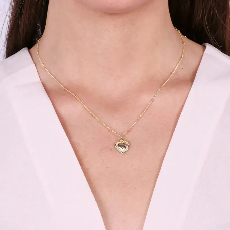 Collana in Argento 925 con cuore pendente