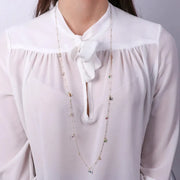 Collana in Argento 925 con cristalli colorati