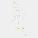 Collana in Argento 925 con cristalli colorati