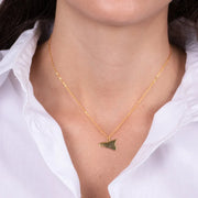 Collana in Argento 925 con regione Sicilia