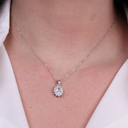 Collana in Argento 925 con zirconi trasparenti