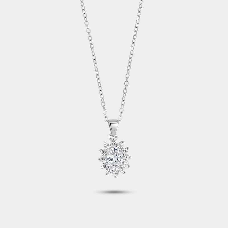 Collana in Argento 925 con zirconi trasparenti BYSIMON - gioiello BySimon
