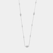 Collana in Argento 925 con zirconi trasparenti