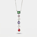 Collana in Argento 925 con cristalli - BYSIMON gioielli
