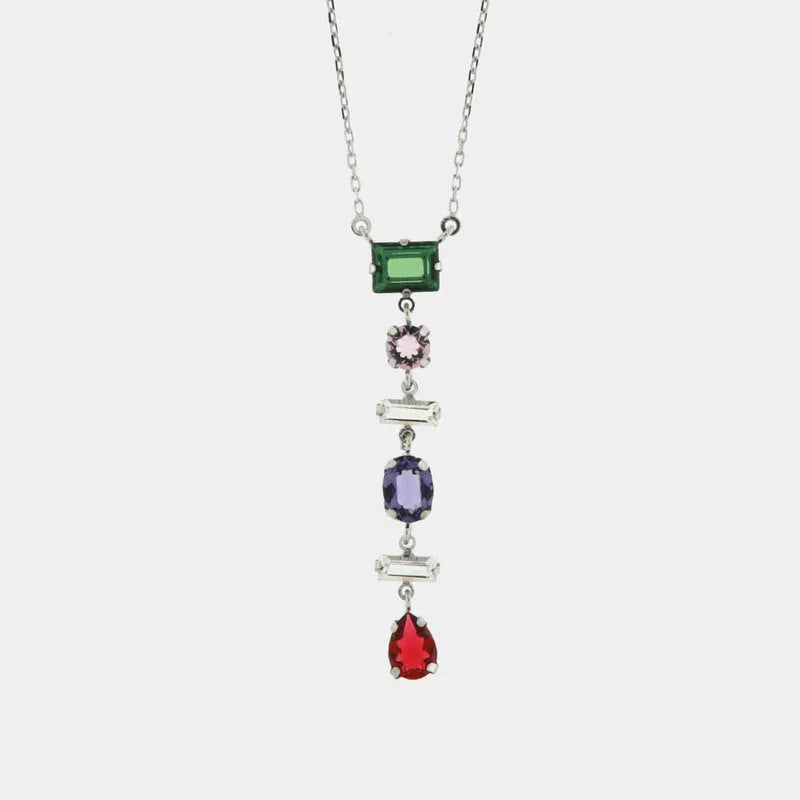 Collana in Argento 925 con cristalli