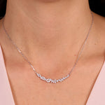 Collana in Argento 925 con zirconi bianchi Collezione Amsterdam - BYSIMON gioielli