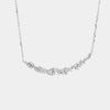 925 Silver Necklace with White Zircons