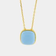 Collana in Argento 925 con pietre naturali turchesi