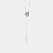Collana in Argento 925  pendente croce con zirconi  in argento 925