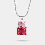 Collana in Argento 925 con zirconi nelle sfumature del rosso BYSIMON - gioiello BySimon