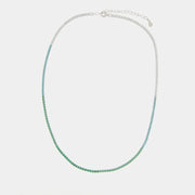 Collana in Argento 925 Tennis in Argento con zirconi multicolore