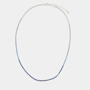 Collana in Argento 925 Tennis  con zirconi multicolore