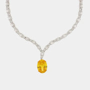 Collana in Argento 925 a girocollo con zirconi