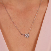 Collana in Argento 925  con ciondolo racchetta