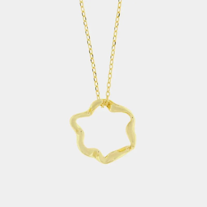 Collana in Argento 925  con cerchio intrecciato