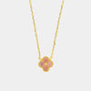 Collana in Argento 925 con fiore rosa