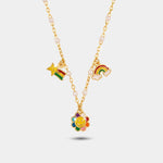 Collana in Argento 925 con simboli pendenti BYSIMON - gioiello BySimon