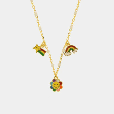 Collana in Argento 925 con simboli pendenti BYSIMON - gioiello BySimon