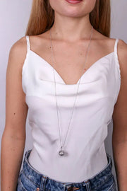 Collana in Argento 925 chiama angeli con zirconi