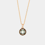 Collana in Argento 925 a cerchio in stile antico con zircone Collezione Novecento - BYSIMON gioielli