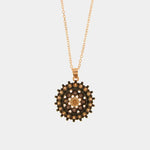 Collana in Argento 925 in stile antico con fiore e zirconi Collezione Novecento - BYSIMON gioielli