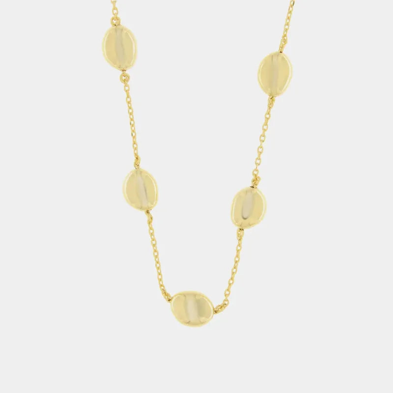 Collana in Argento 925 con ovali pendenti piccoli