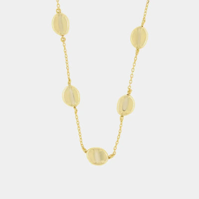 Collana in Argento 925 con ovali pendenti piccoli
