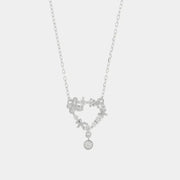 Collana in Argento 925 con pendente zirconato