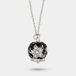 Collana in Argento 925 campanella con zirconi