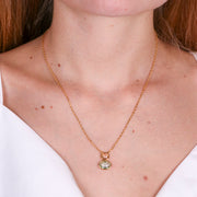 Collana in Argento 925 con zioecome quadrato e ovale