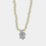 Collana in Argento 925 con perle e campanella Capri