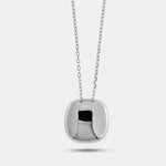 Collana in Argento 925 con quadrato liscio - BYSIMON gioielli